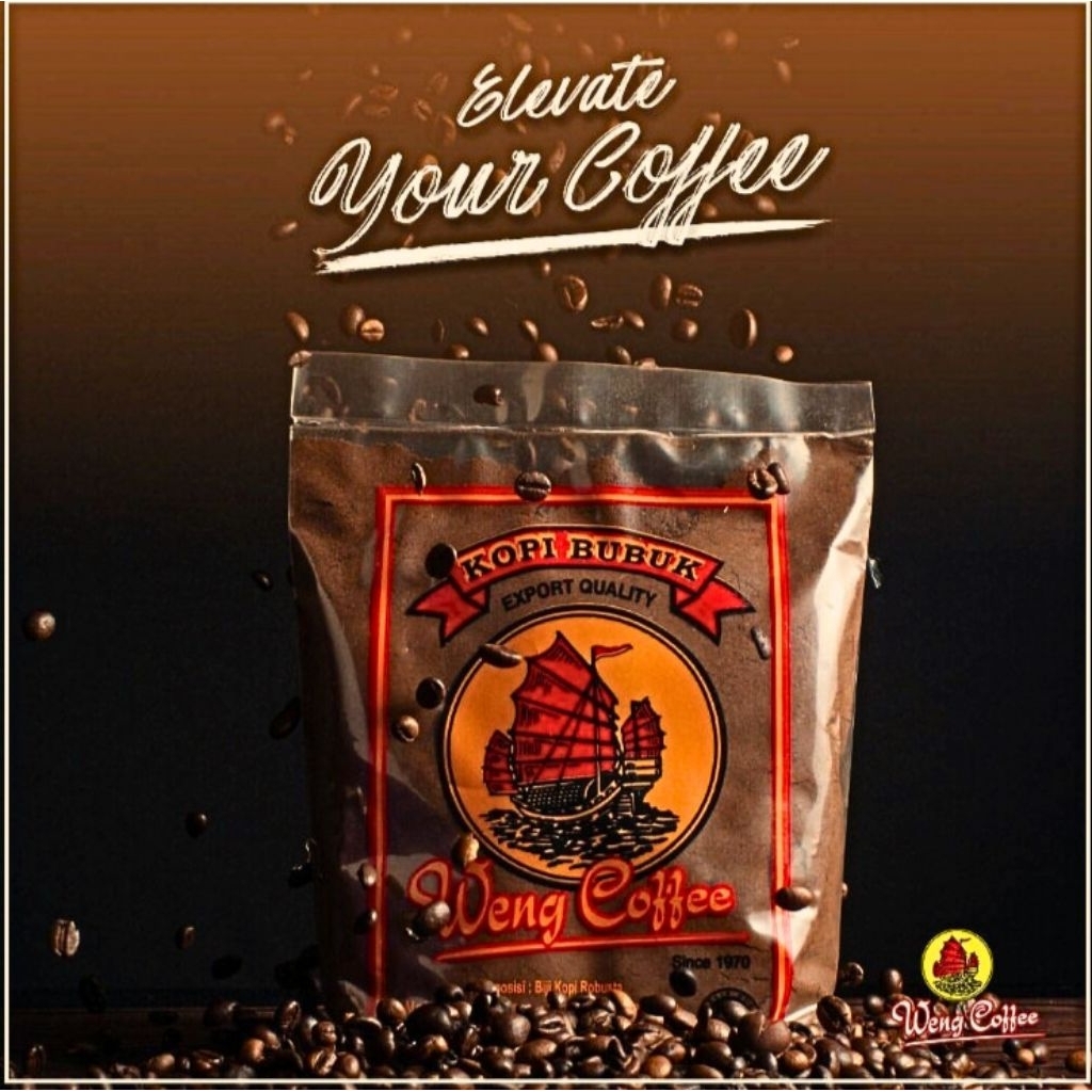 

Kopi Bubuk Weng Coffee Kopi Legendaris Khas Pontianak Premium 1 KG