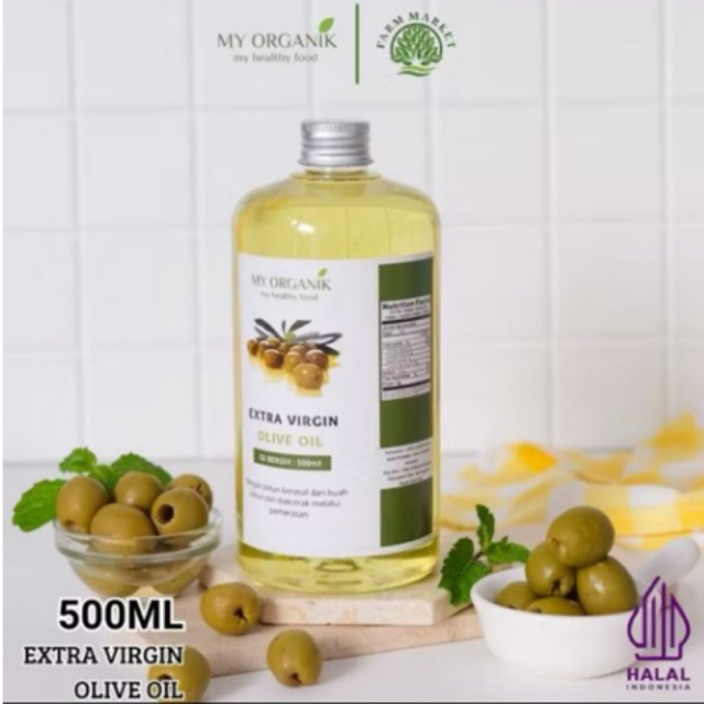 

My Organik Virgin Olive oil 100% Minyak zaitun EXTRA VIRGIN OLIVE OIL 500ML UNTUK MASAK
