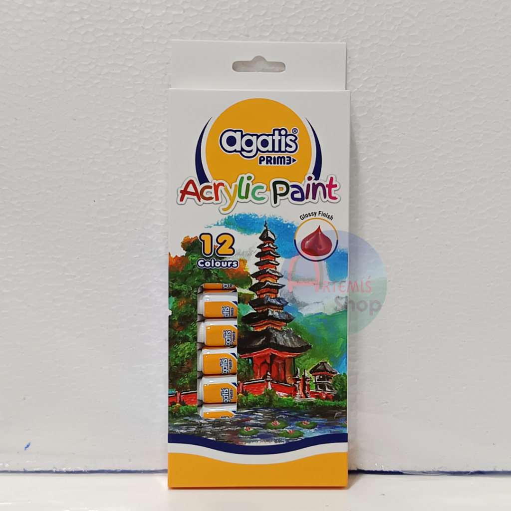 

Cat Akrilik / Acrylic Colors AGATIS PRIME 12 Warna PPT-AC12-1201