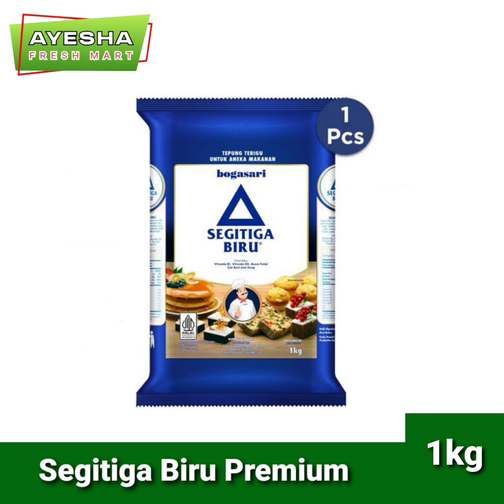 

Tepung Segitiga Biru Premium 1 kg