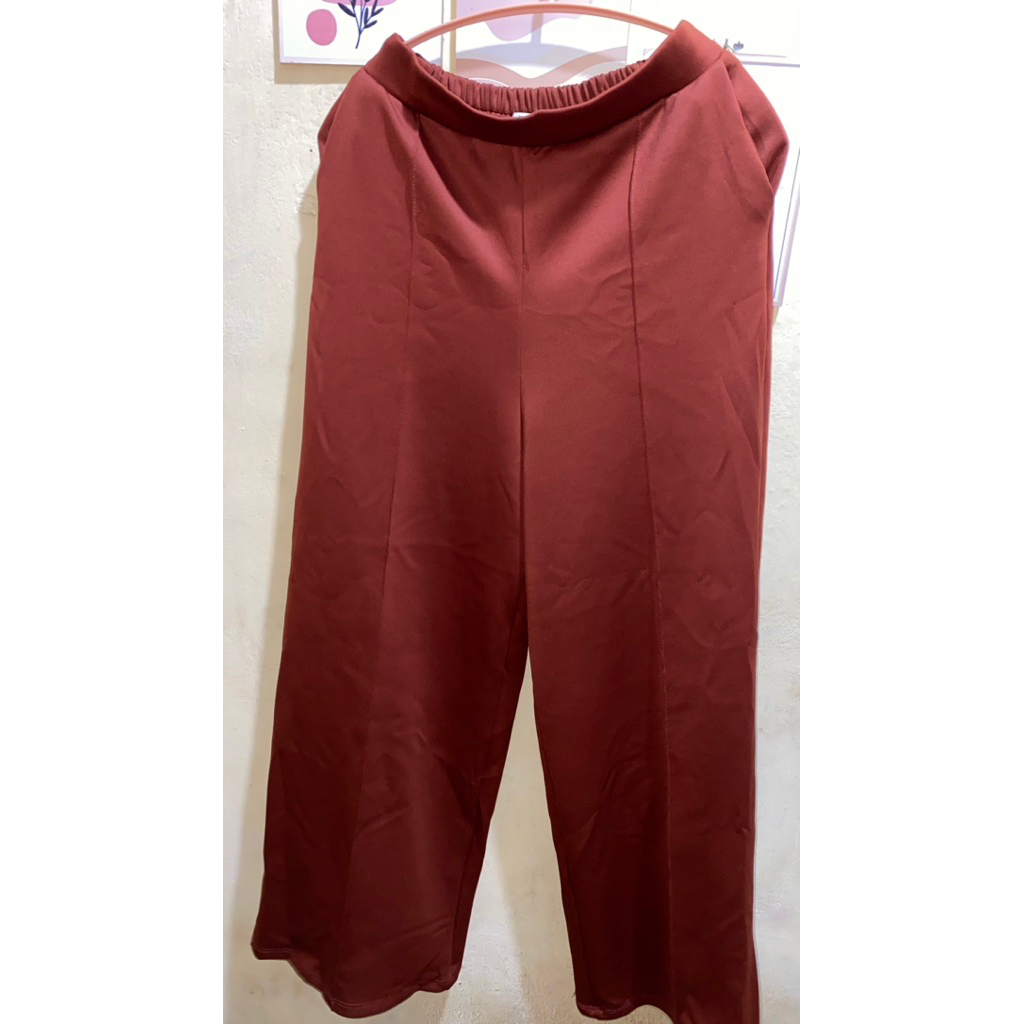 PRELOVED ALERT celana kulot scuba