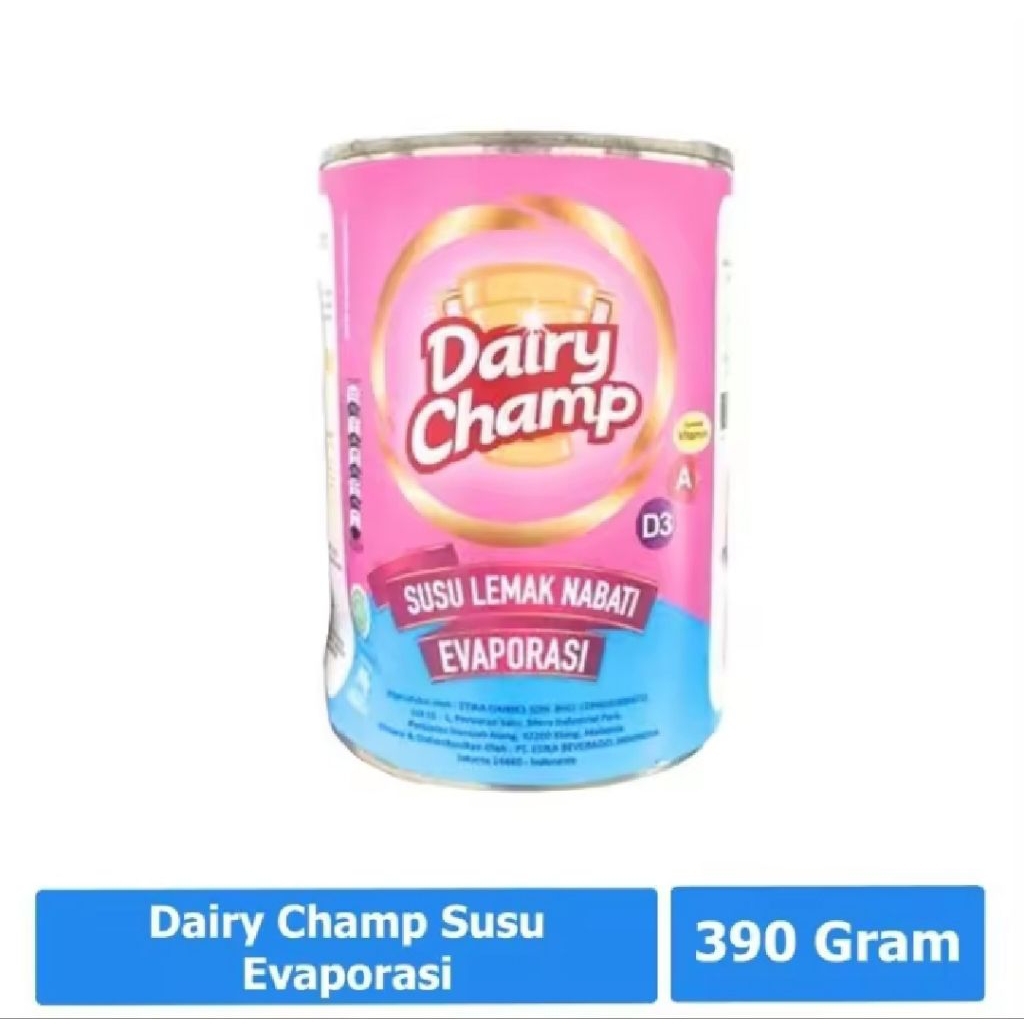 

SUSU EVAPORASI DAIRYCHAMP 380GR