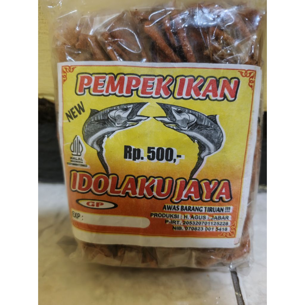 

makanan ringan cap pempek ikan (1pack isi 20pcs)