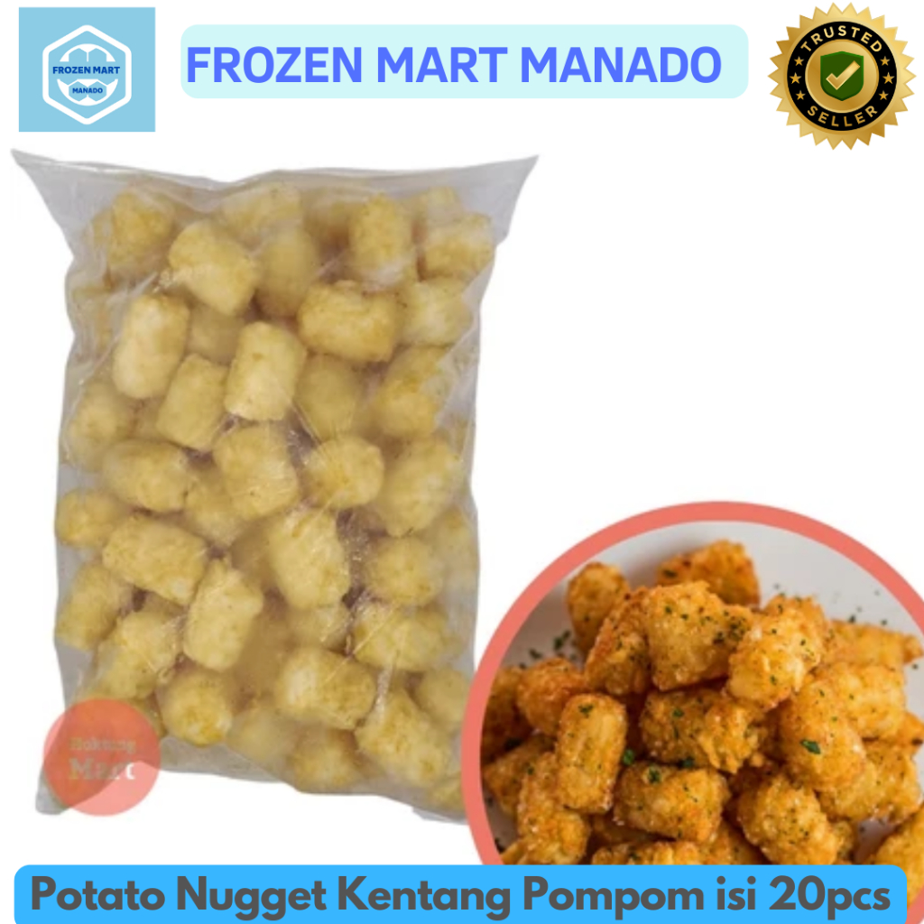 

Potato Nugget Kentang Pompom isi 20pcs - Frozen Mart Manado (Frozen Food Manado)