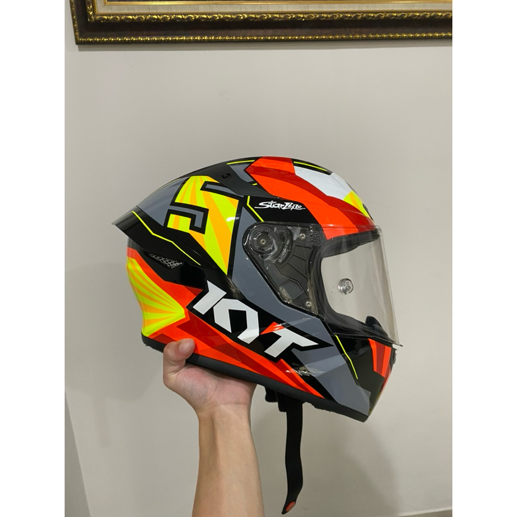 HELM KYT TT COURSE - JAUME MASIA FLUX | KYT TT Course – Helm Full Face Racing Look