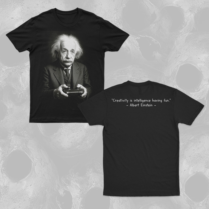 KAOS TOKOH - ALBERT EINSTEIN - TSHIRT BAJU ALBERT EINSTEIN