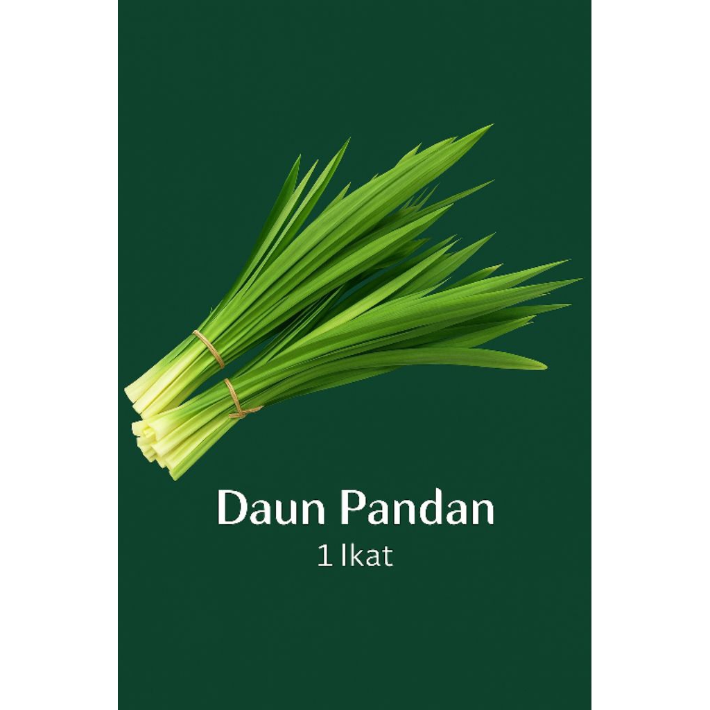 

Daun Pandan Segar 1 Ikat – Aroma Harum Alami untuk Masakan & Minuman