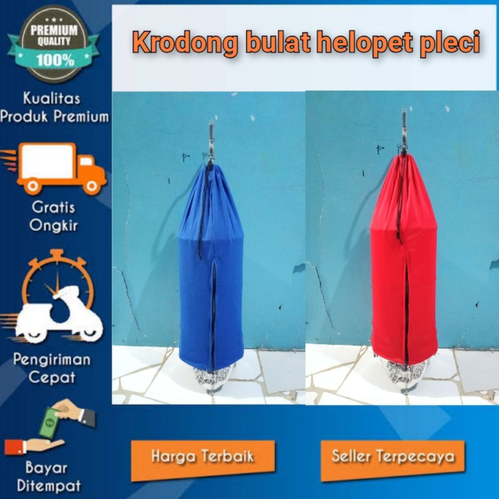 kerodong krodong pleci sangkar helopet bulat