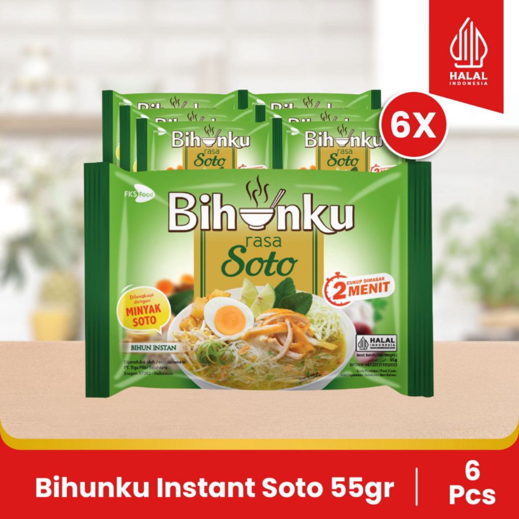 

Paket Bundling - Bihunku Instan - Soto - 55gr - 6pcs