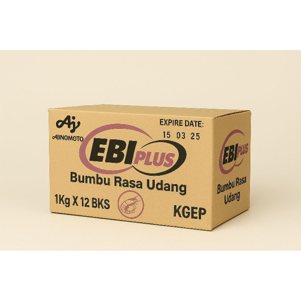

[Dus] Bumbu Rasa Udang Ebiplus Kemasan Dus Isi 12 pcs
