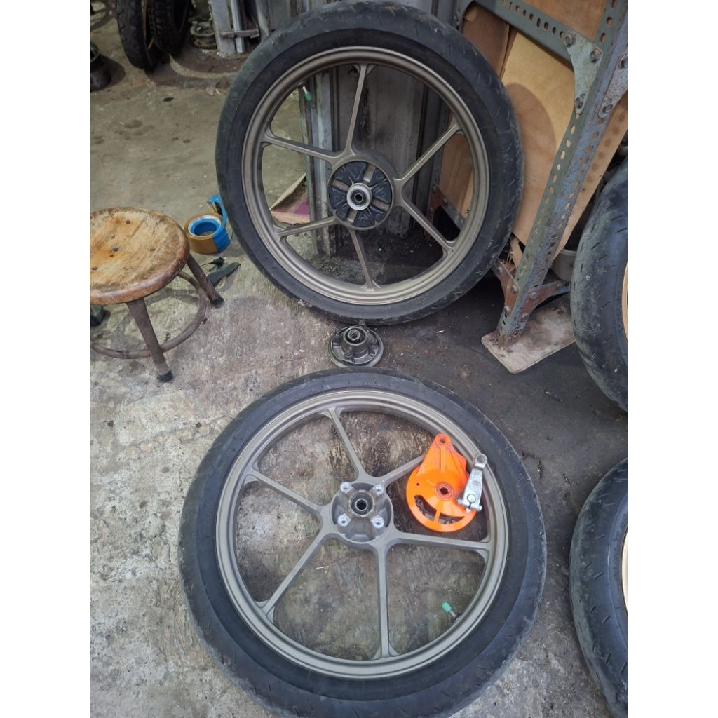 Velg racing BRT ring17 original set pnp rx king fizr