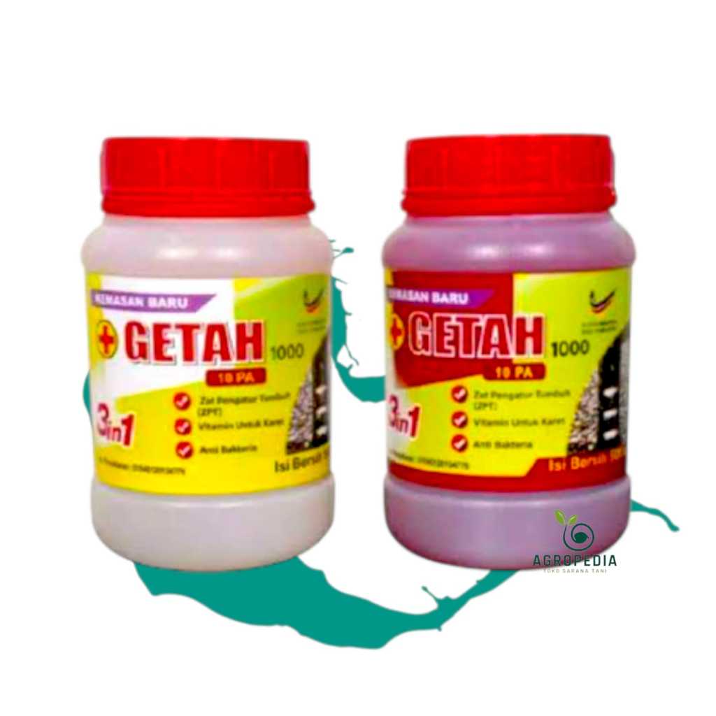 Getah Plus 1000 / PLUS GETA-H 500 ML WARNA MERAH DAN PUTIH - ZPT UNTUK MENINGKATKAN PRODUKSI GETAH K