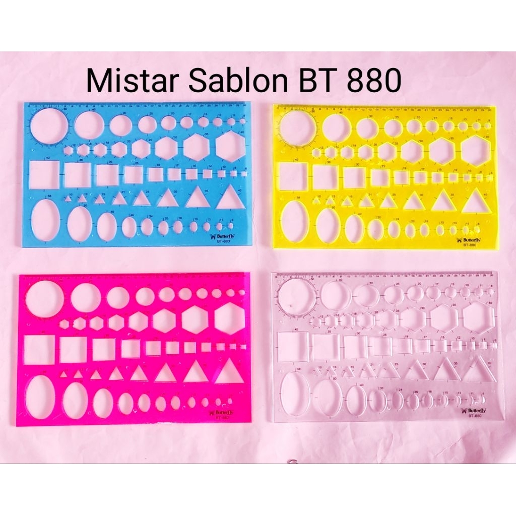 

Butterfly Mistar Sablon BT 880(Perpcs)