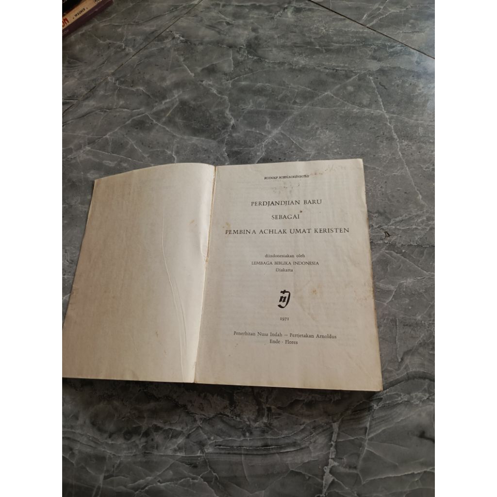 PERDJANJIAN BARU SEBAGAI PEMBINA ACHLAK UMAT KERISTEN-R. SCHNACKENBURG-D2