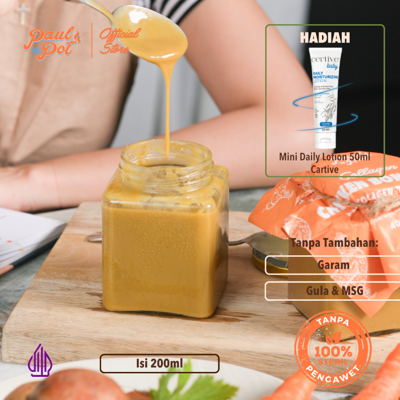 

Collagen Chicken Bone Stock - Trial Jar - 200ml - Bone Broth MPASI