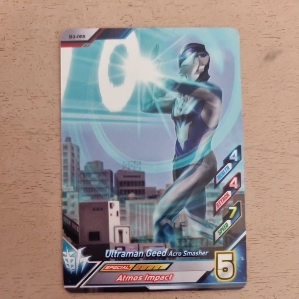 B3-055 Ultraman Geed Acro Smasher - Ultraman Fusion Fight R/B Ver 3