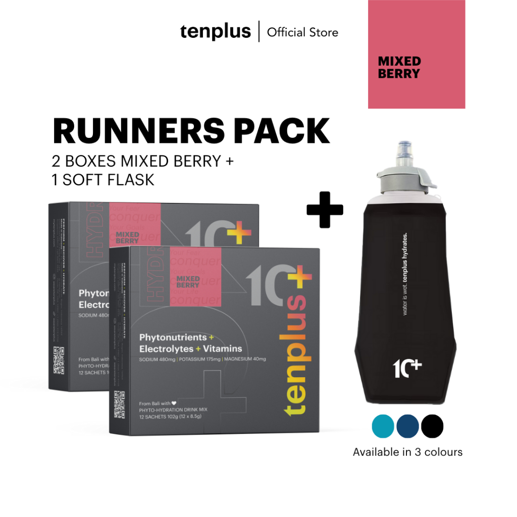 

TENPLUS Hypotonic Electrolyte Drink Mix Runners Pack - Mixed Berry