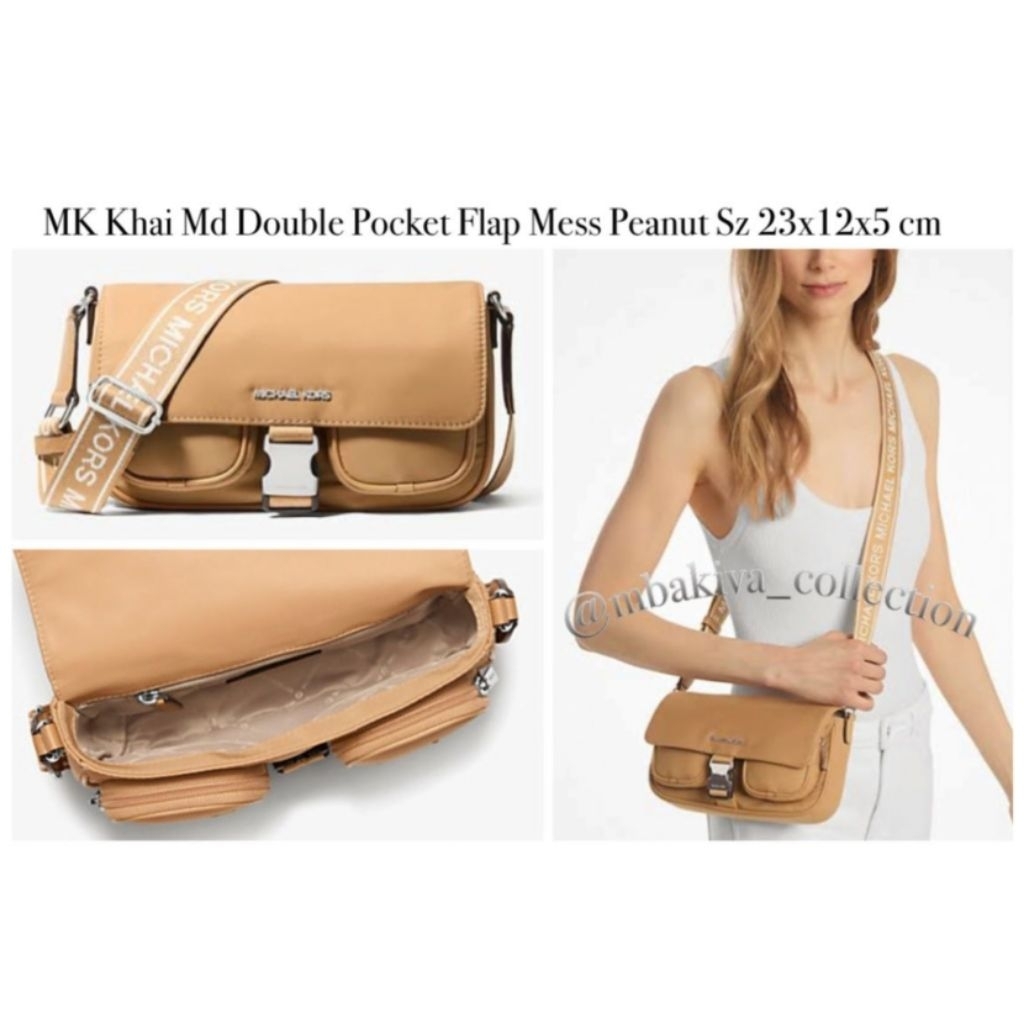MK Khai Md Double Pocket Flap Mess Peanut