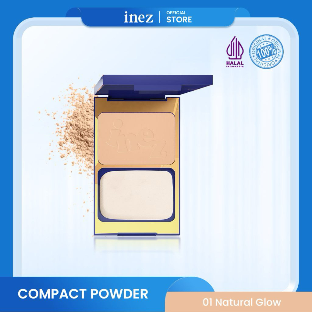 COMPACT POWDER NATURAL/BEDAK PADAT INEZ