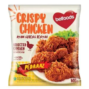 

Belfoods crispy chicken ayam goreng renyah pedas