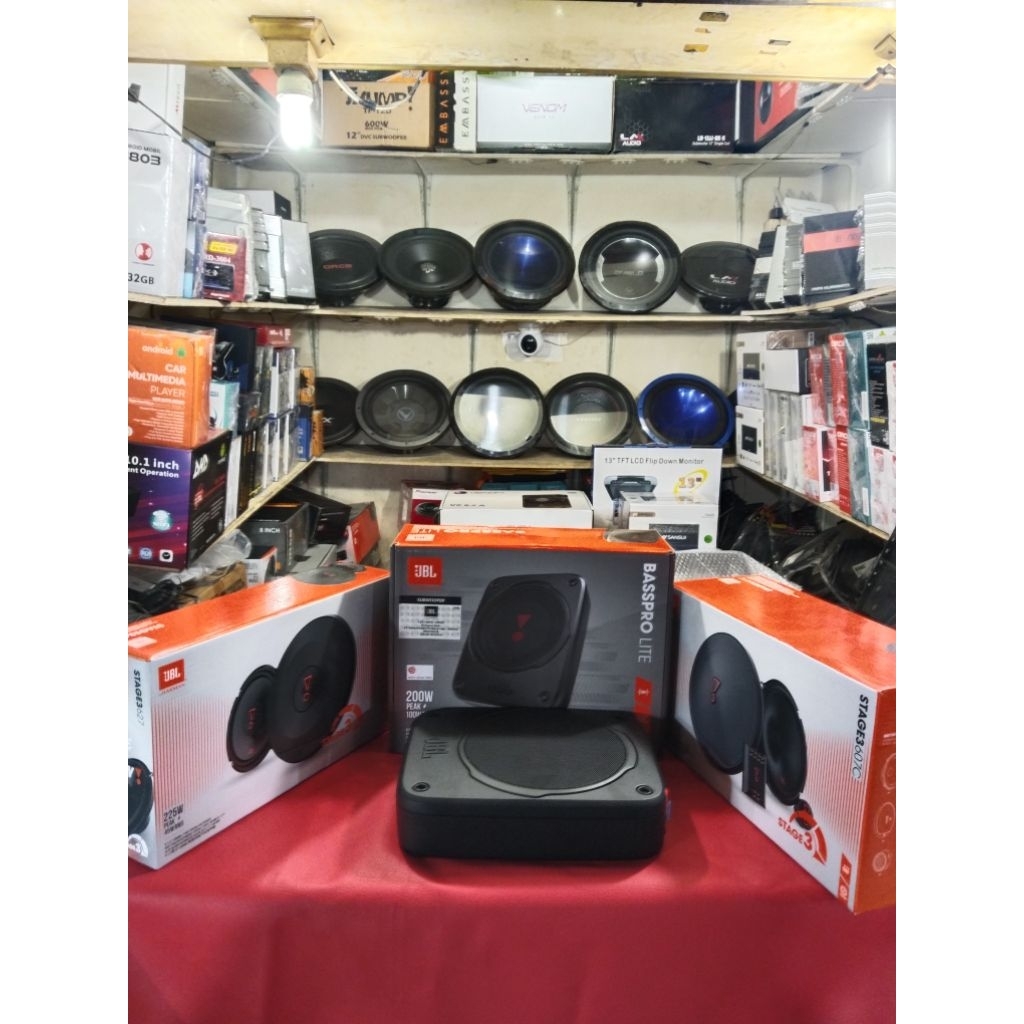Speaker Split JBL seri STAGE3-607C /Speaker Coaksial JBL seri STAGE3-627/ sub kolong aktif JBL