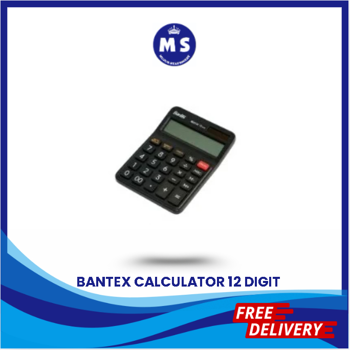 

BANTEX CALCULATOR 12 DIGIT BD4124