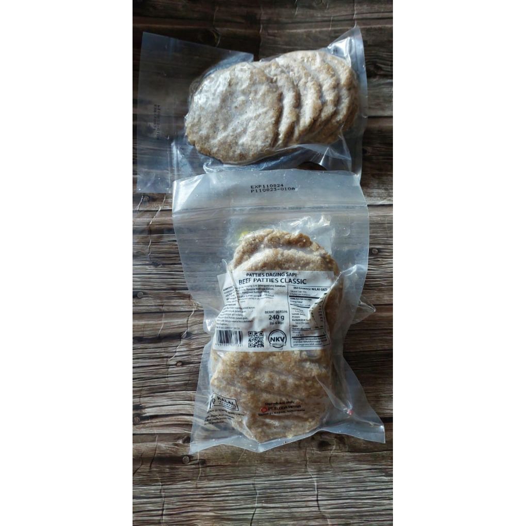 

Bernardi beef patties classic isi 6 pcs frozen beef burger