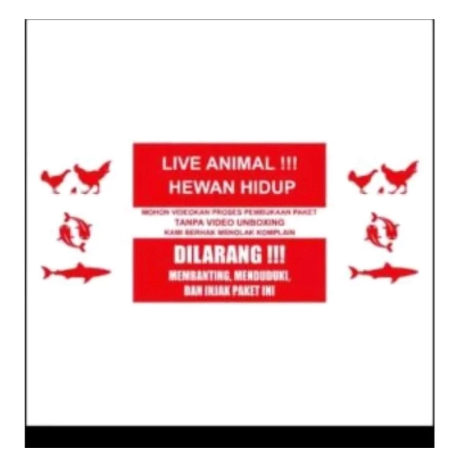 

STIKER LIVE ANIMAL KECIL UK 85 X 33 MM ISI 100 PCS BINATANG UNBOXING HEWAN HIDUP FW