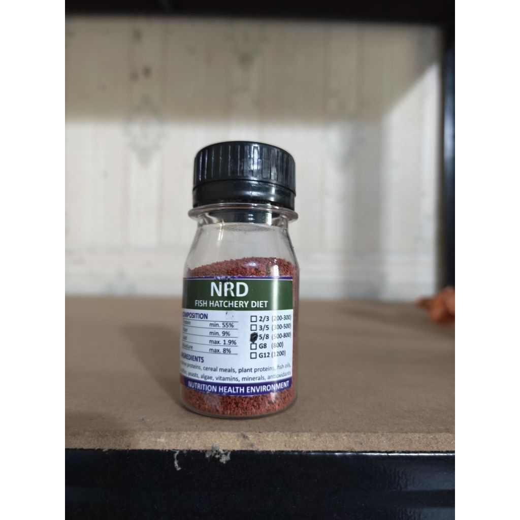 PELET NRD 20 GRAM PELLET PAKAN MAKANAN IKAN HIAS BURAYAK CUPANG UDANG LAUT