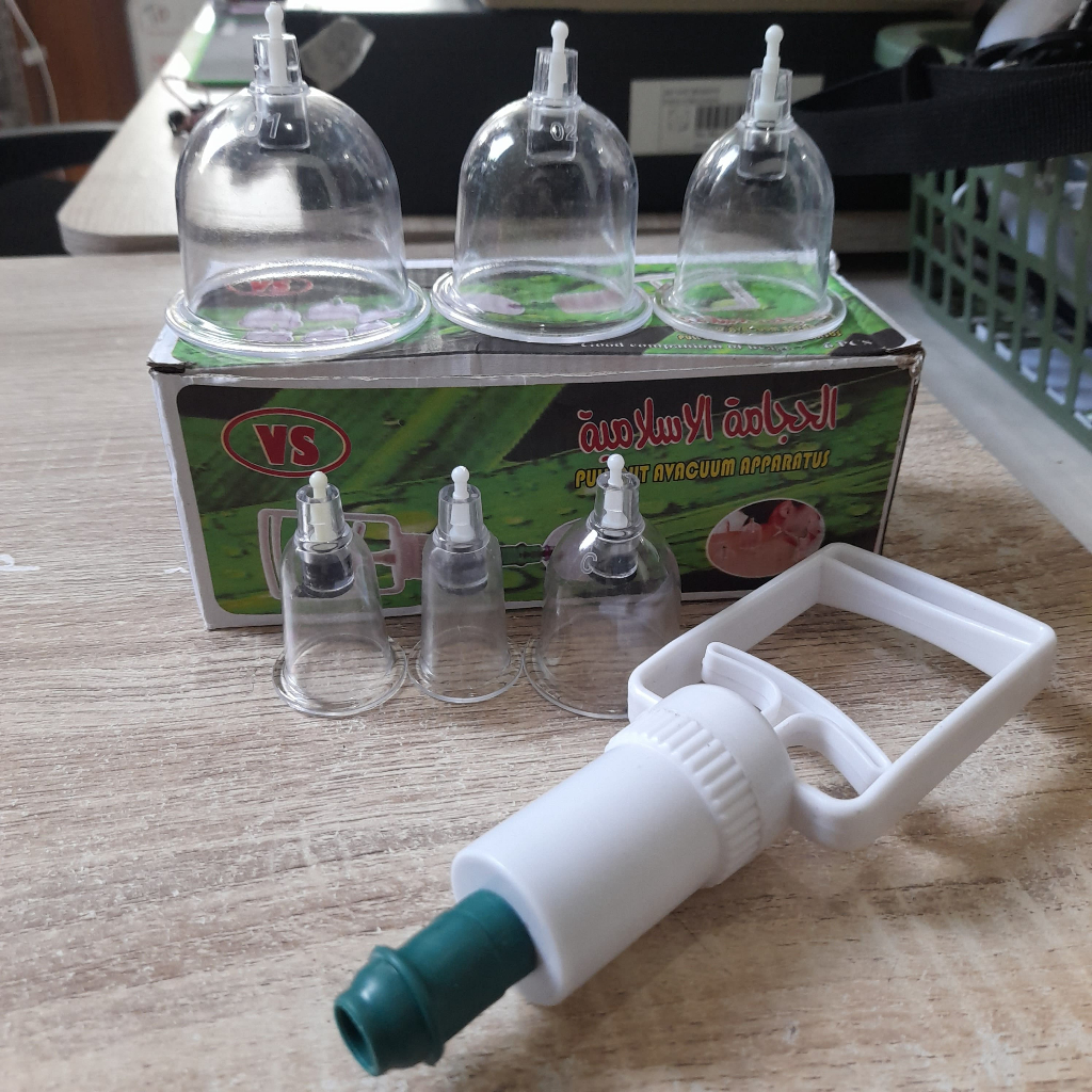Alat Bekam Kop Vakum | Set Kop Kecil & Besar untuk Terapi Kesehatan