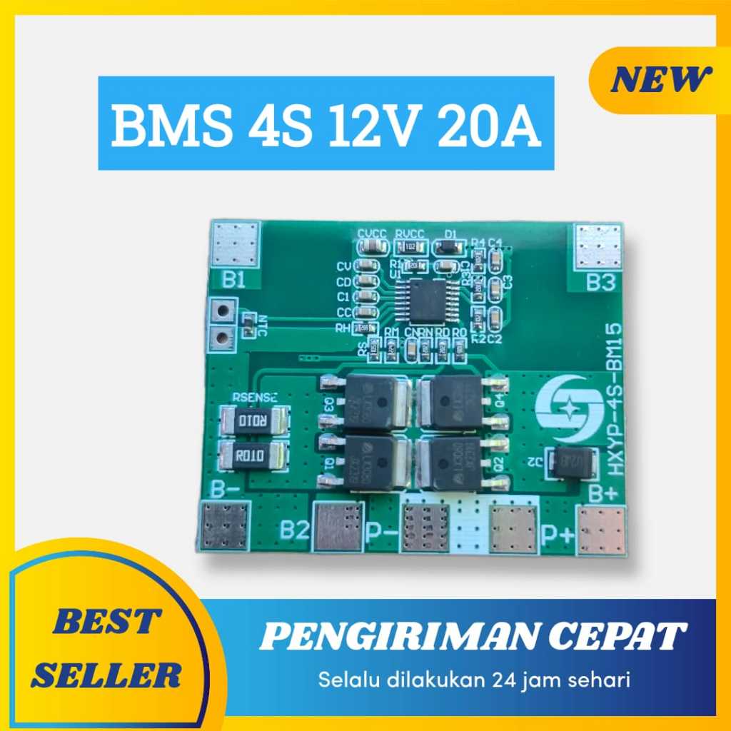 BMS 4S 12V 20 Ampere