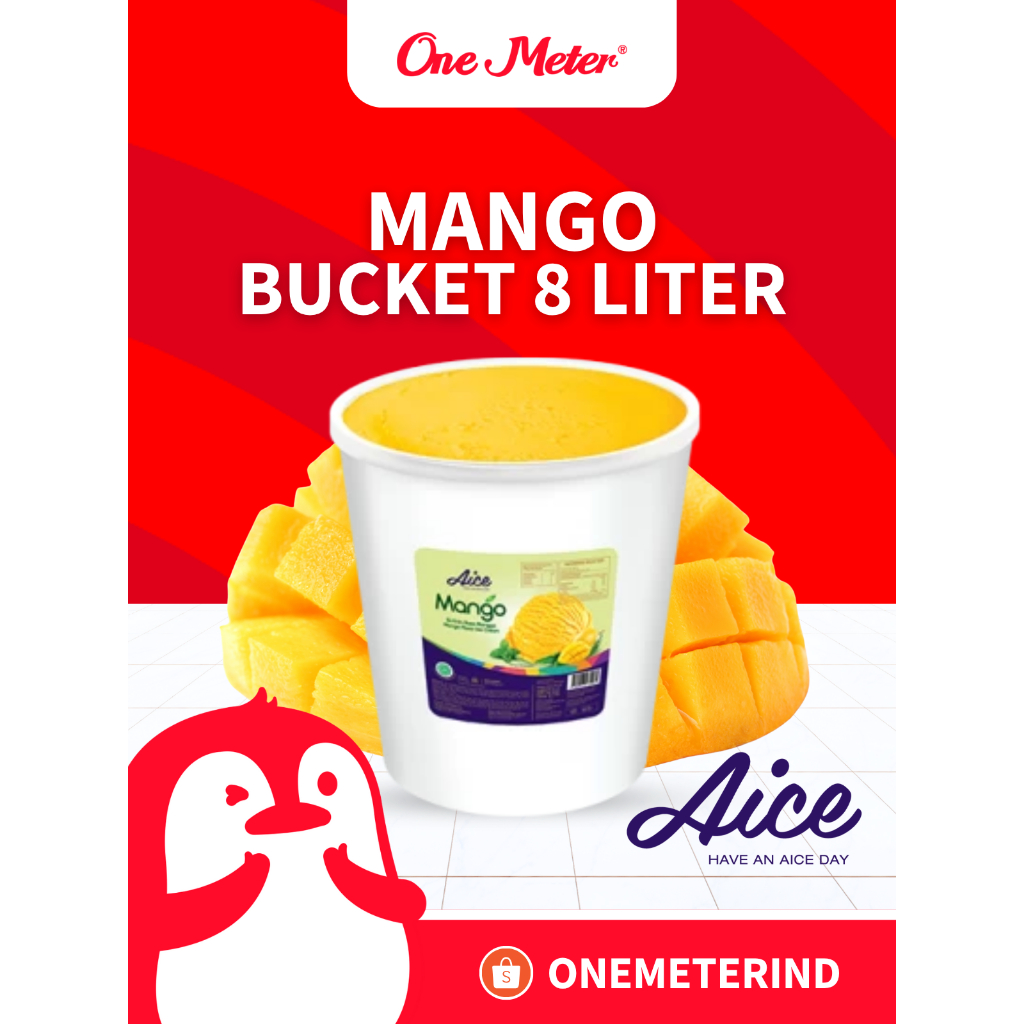 

Aice Ice Cream 8L Rasa Mangga Bucket Series