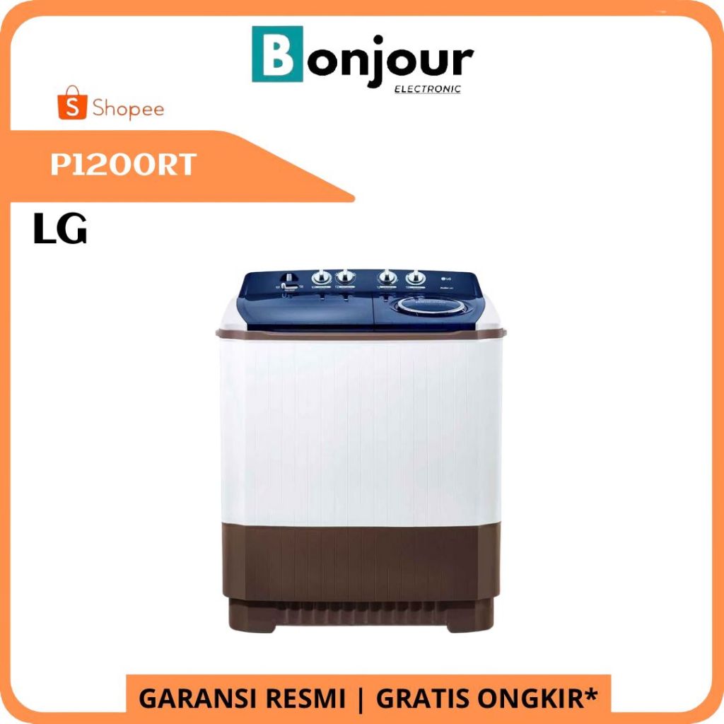 LG MESIN CUCI 2 TABUNG 12 KG // LG P1200RT // MESIN CUCI LG