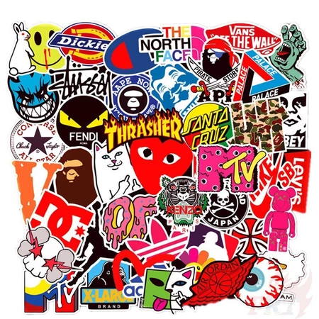 

STIKER LOGO hypebeast graffiti Sticker Vinyl Laptop Waterproof DIY HP motor helm mobil ipad tablet