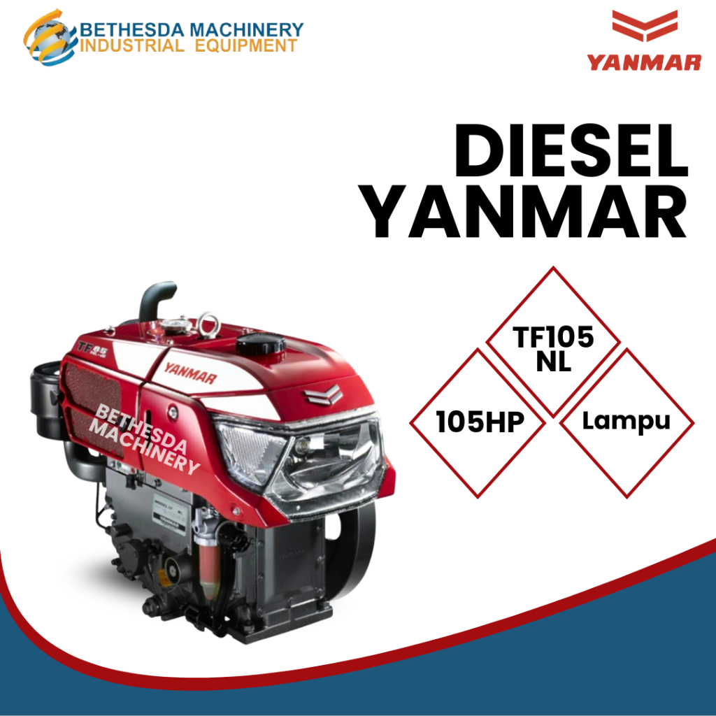 Diesel Penggerak 10.5 HP Diesel 10.5 PK Mesin YANMAR Diesel TF105NL