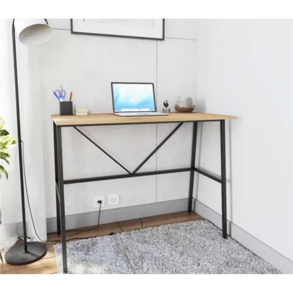 Meja Kerja Kaki Besi 100cm