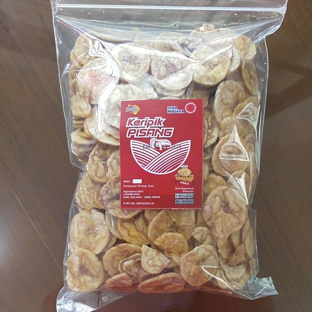 

KERIPIK PISANG RAJA MANIS LINAMAJAYA 450 GR