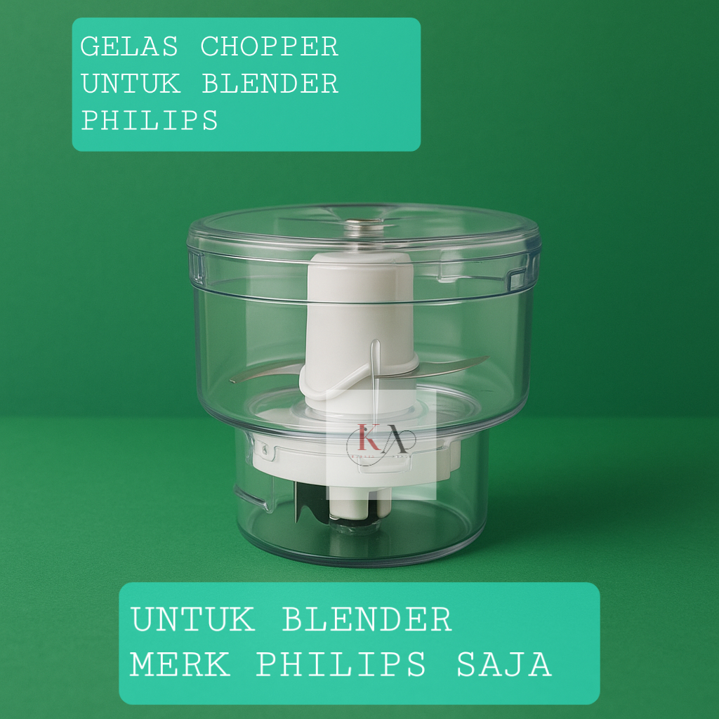 GELAS CHOPPER / GELAS PENGGILING DAGING PHILIPS DAN MIYAKO (GELAS SAJA)