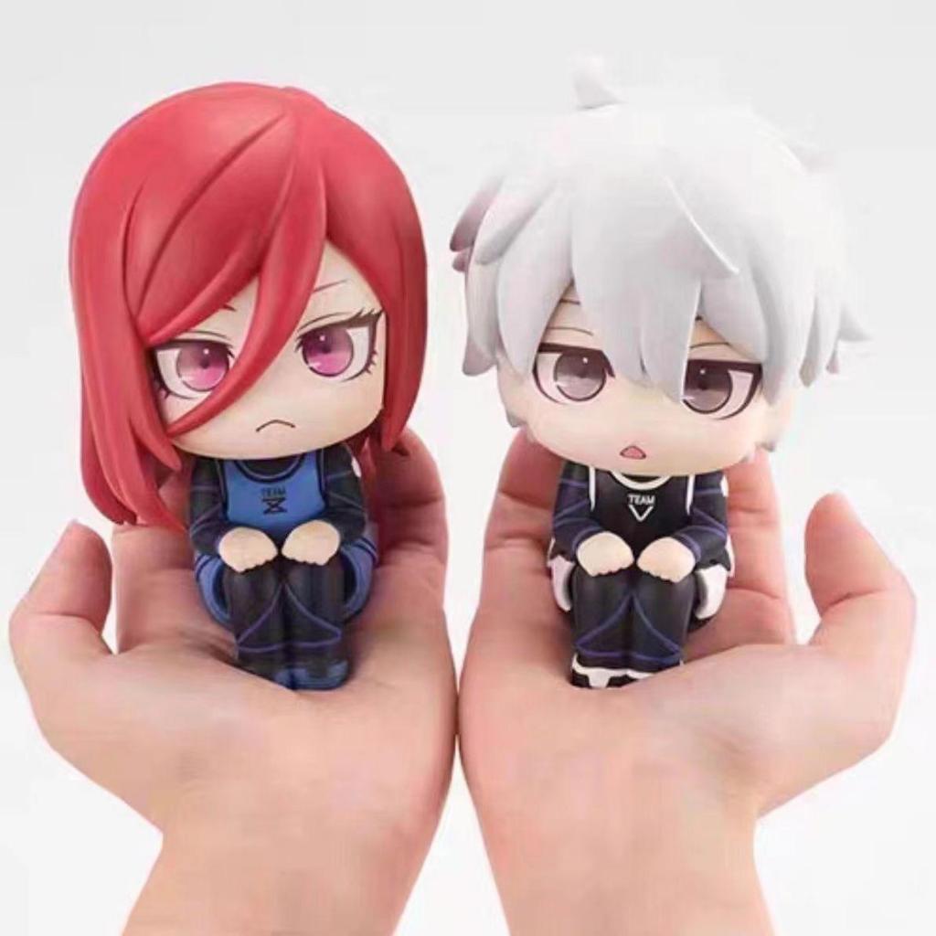 Blue Lock Rukkapu Nagi Lookup Figur Anime Chibigurumi Blue