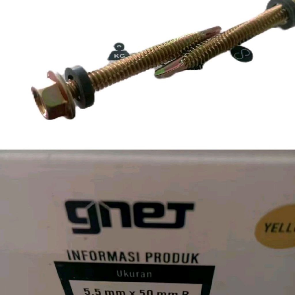 Gnet sekrup roofing baud baut rofing 5cm (1dus:200pcs)