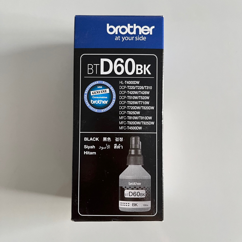 TINTA BROTHER BT D60 BK [ORIGINAL]