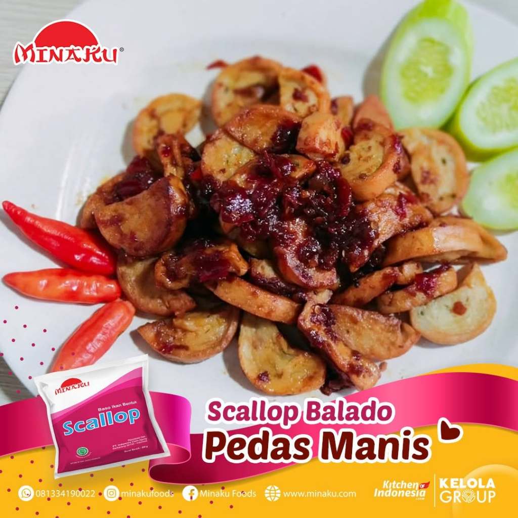 

MINAKU SCALLOP 200gr - Olahan Ikan Frozen - Kheiza Frozen