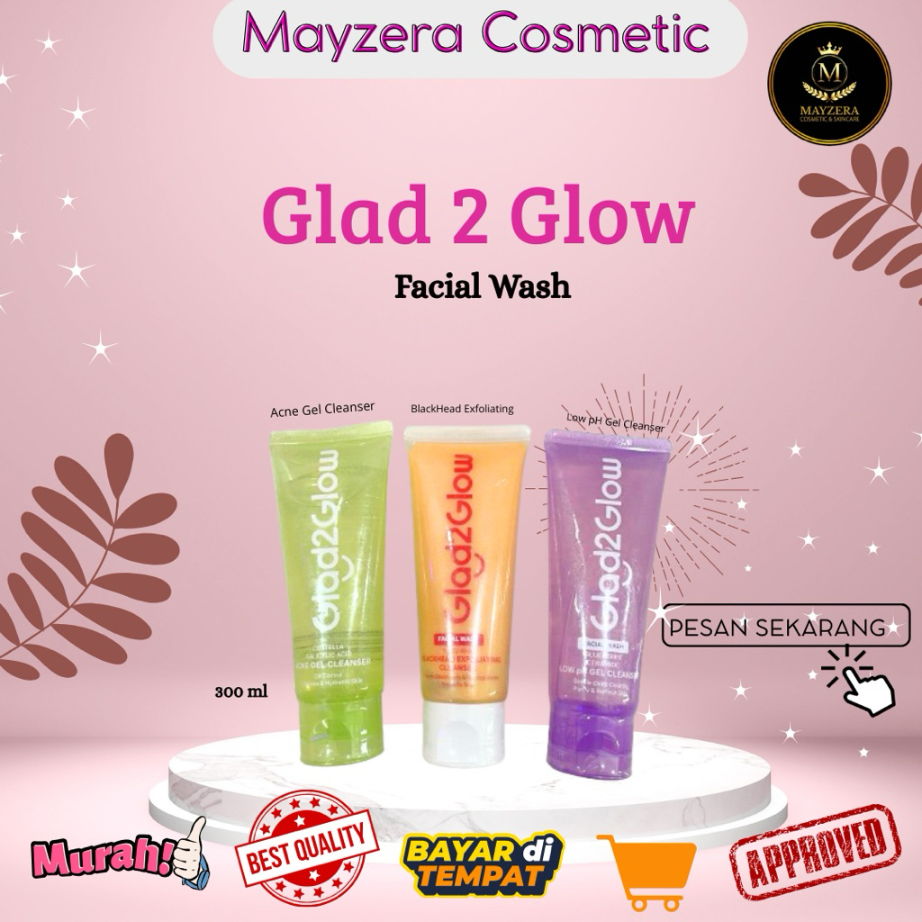 glad2glow facial wash