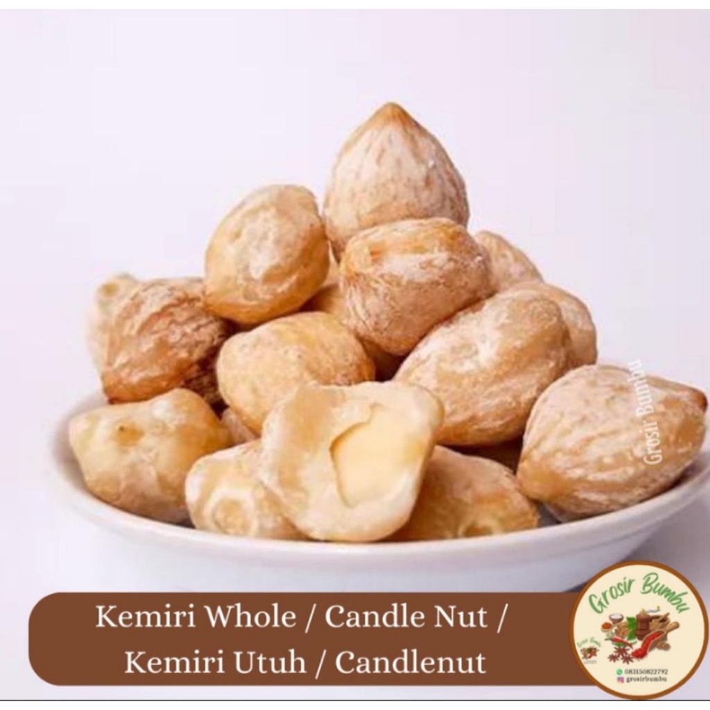

kemiri whole 1kg/candle nut/kemiri utuh candlenut✅️