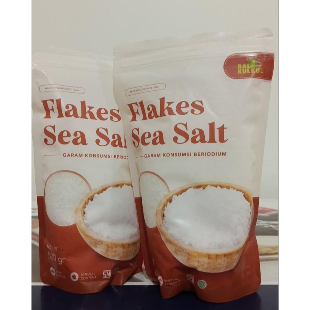 

GARAM LAUT/ BALI KUKUL /FLAKES SEA SALT 500GR