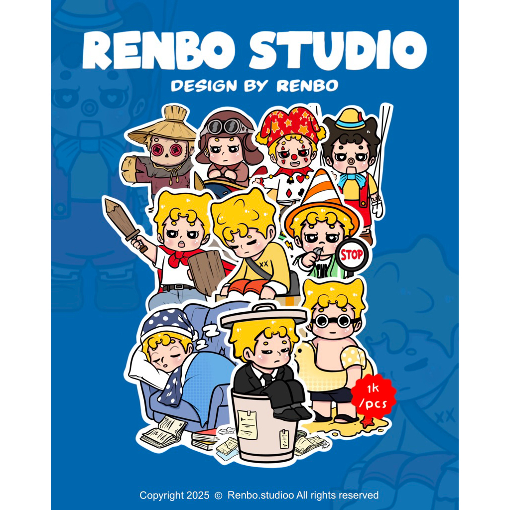 

Stiker Pack Renbo Premium, Sticker Waterproof [Design by Renboart]
