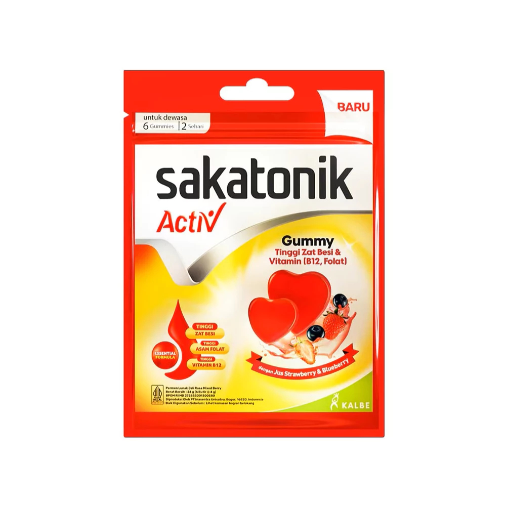 Sakatonik Activ Multivitamin Zat Besi Gummy