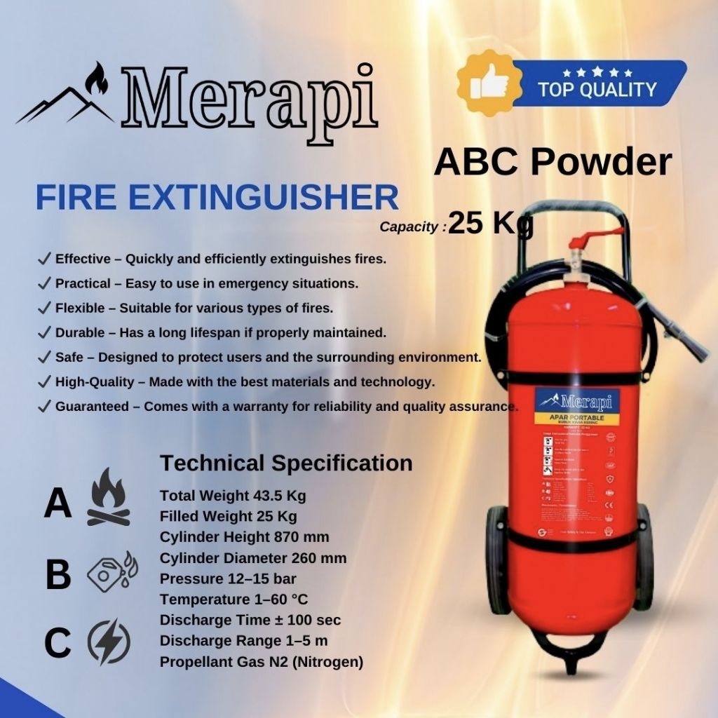 Apar 25kg Merapi