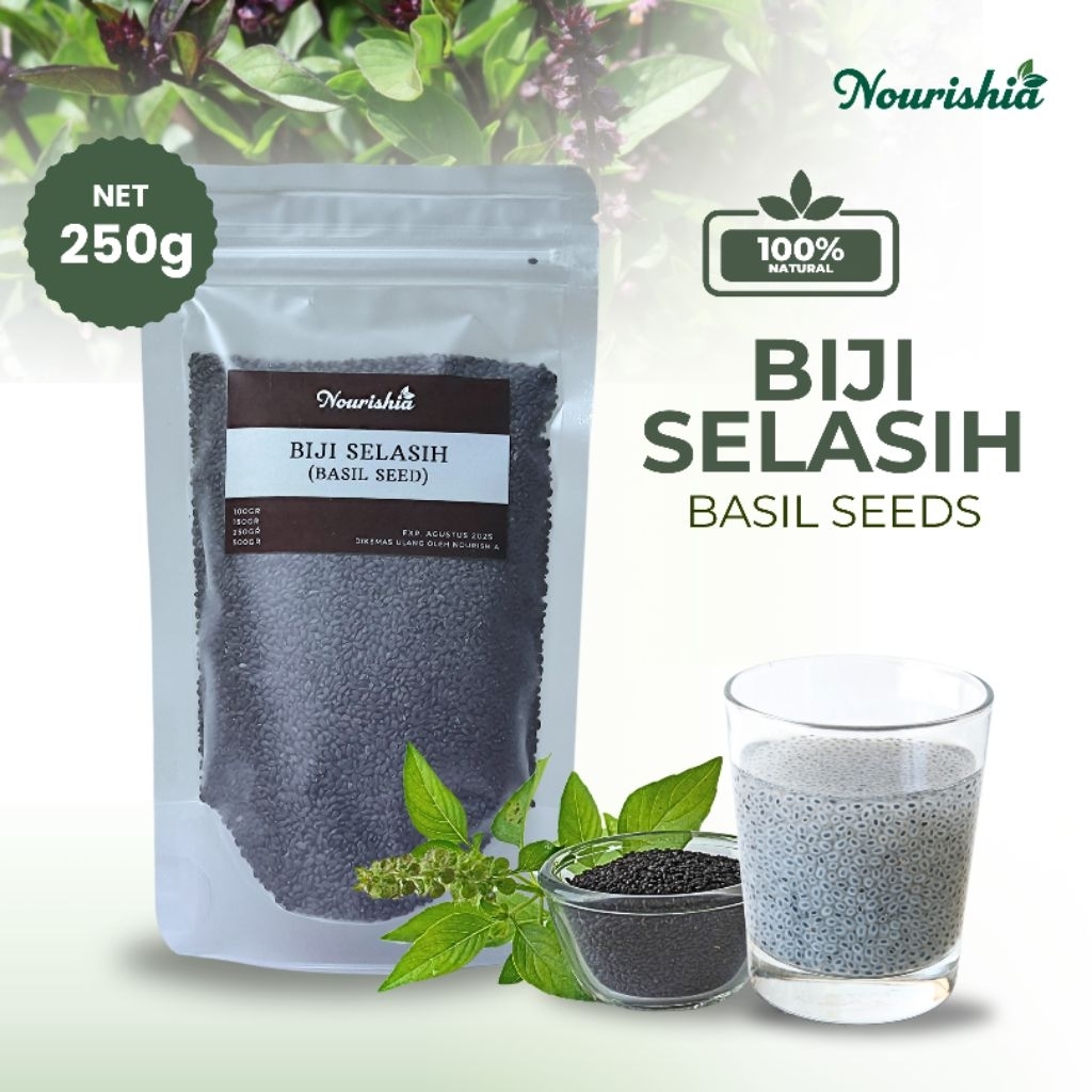 

Biji Selasih Premium 250g / Premium Basil Seeds 250g