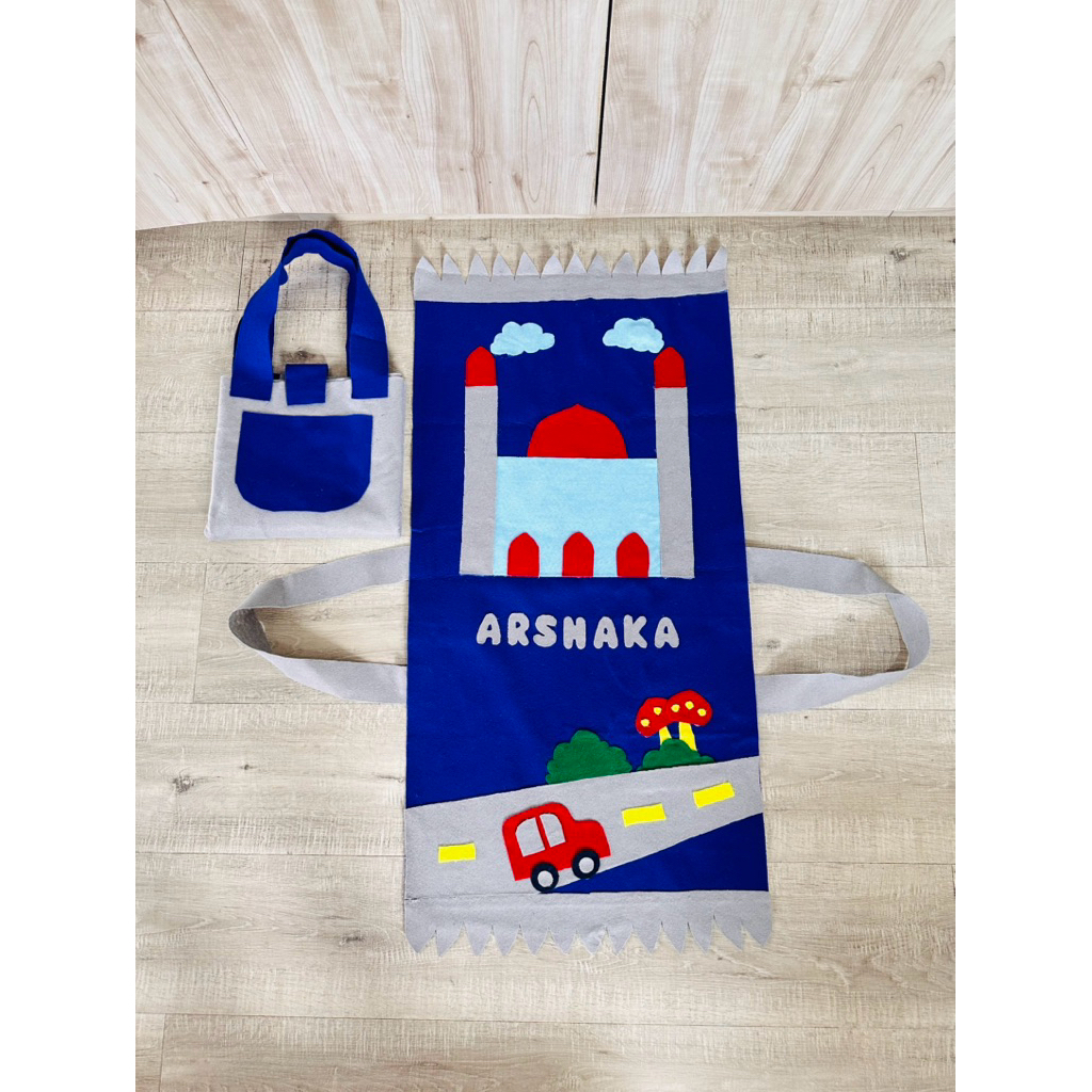 Kopuka Kids - Sajadah anak kostum nama sajadah ulang tahun anak sajadah souvenir ulang tahun